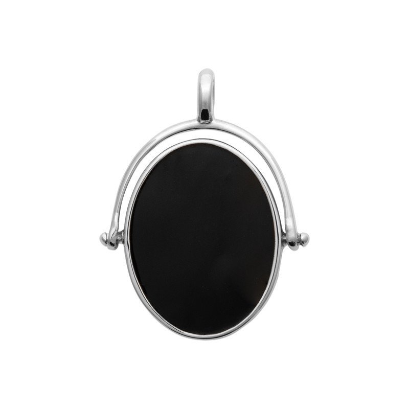 PENDENTIF ARGENT 925 RHODIE LAQUE