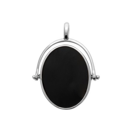 PENDENTIF ARGENT 925 RHODIE LAQUE