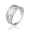 Bague Argent 925 Dentelle Fleurie - Bijou Élégant | Kara Bijoux
