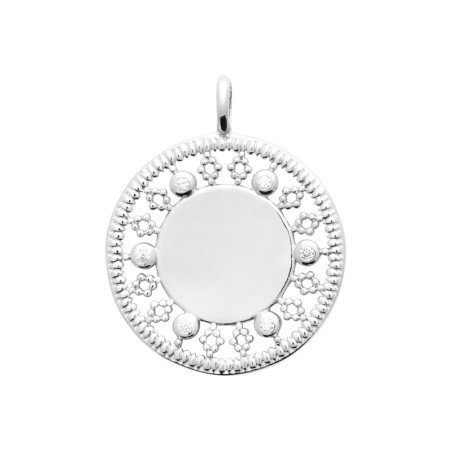 PENDENTIF ARGENT 925 RHODIE OZ