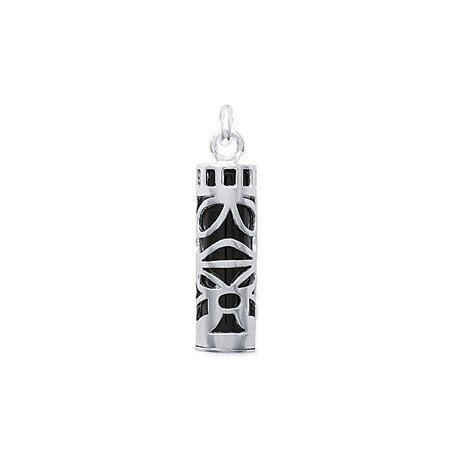 PENDENTIF ARGENT 925 IMIT ONYX