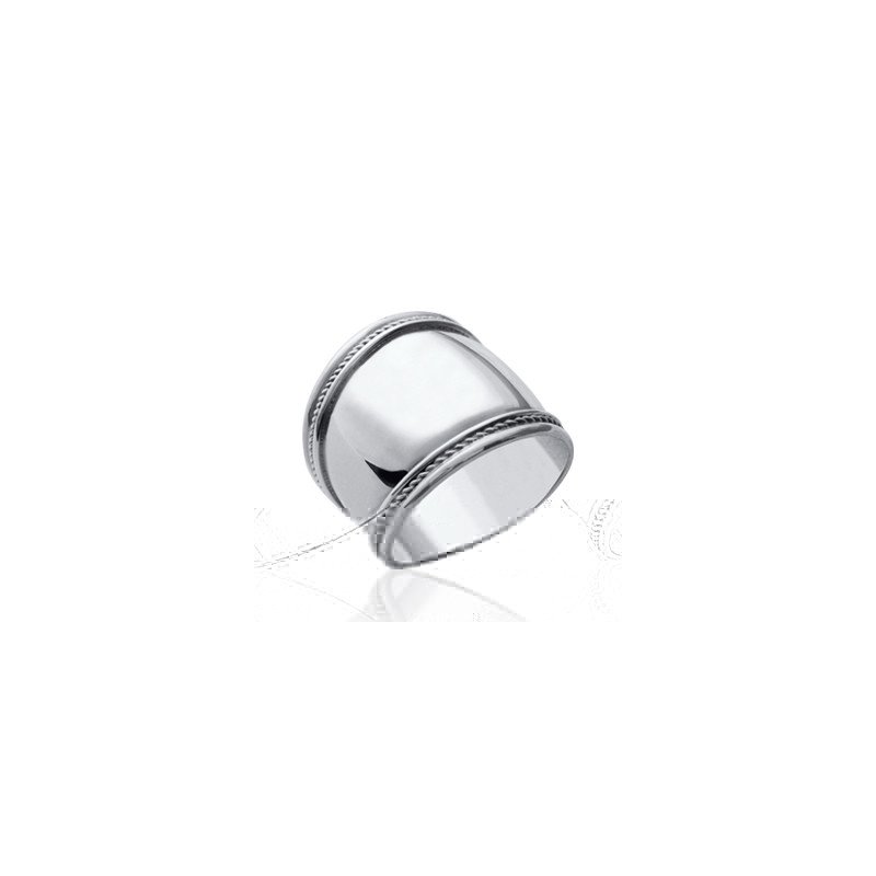 Bague Argent 925 Dôme Tressé