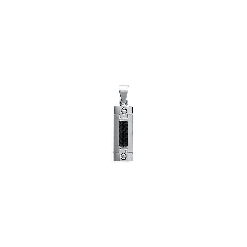 PENDENTIF ACIER CARBONE