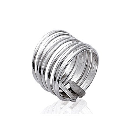 Bague Rubans Argent 925 - Design Moderne et Élégant