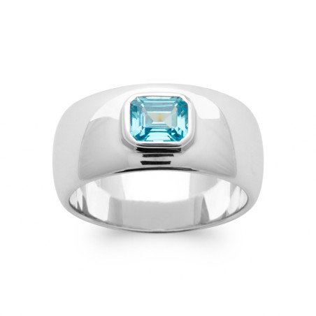 BAGUE ARGENT 925 RHODIE OZ