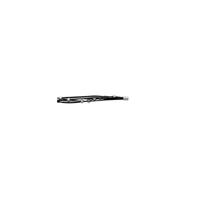 BRACELET ACIER CUIR