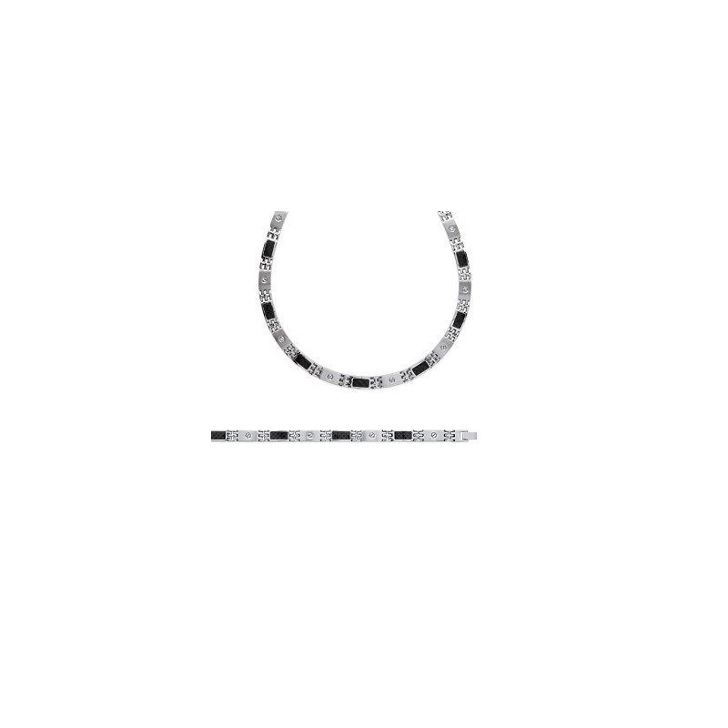 BRACELET ACIER CARBONE