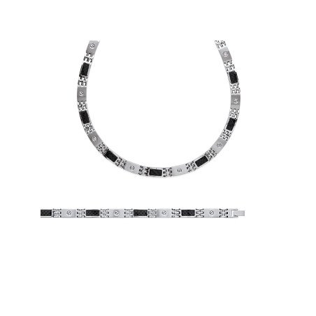 BRACELET ACIER CARBONE