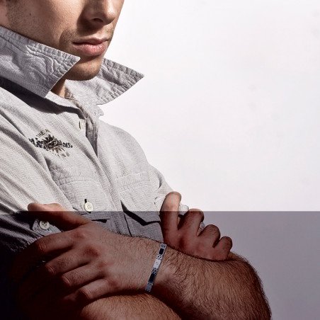 BRACELET ACIER CARBONE