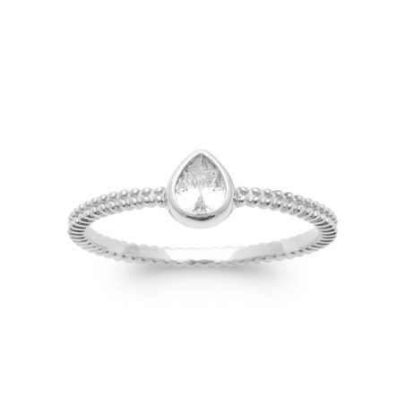 BAGUE ARGENT 925 RHODIE OZ