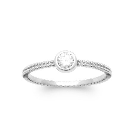 BAGUE ARGENT 925 RHODIE OZ