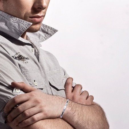 BRACELET ACIER CARBONE