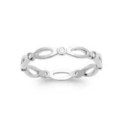 BAGUE ARGENT 925 RHODIE OZ
