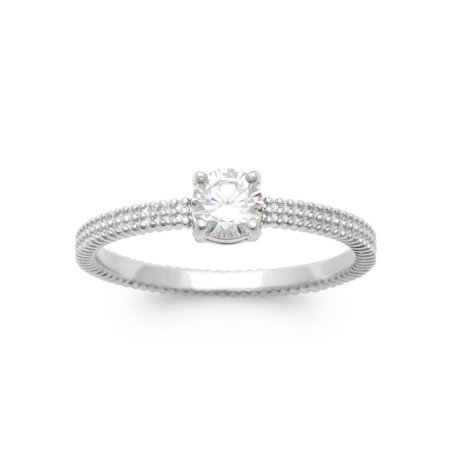 BAGUE ARGENT 925 RHODIE OZ