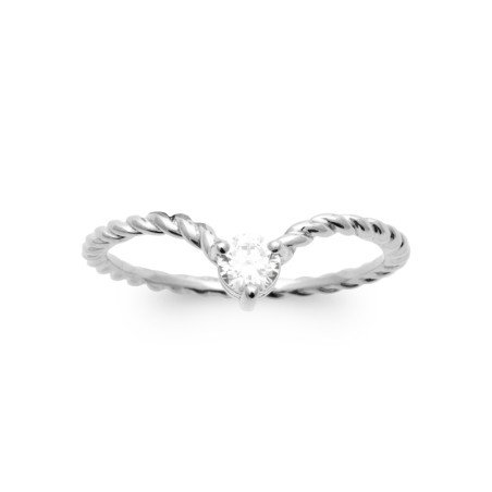 BAGUE ARGENT 925 RHODIE OZ