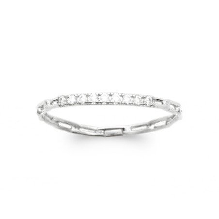 BAGUE ARGENT 925 RHODIE OZ