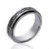 Bague Acier Motif Entrelacs - Bijou Moderne | Kara Bijoux