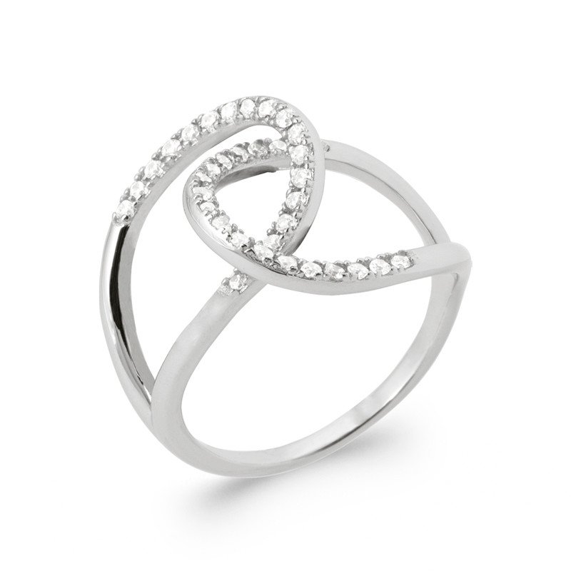 BAGUE ARGENT 925 RHODIE OZ