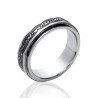 Bague Acier Motif Entrelacs - Bijou Moderne | Kara Bijoux