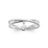 BAGUE ARGENT 925 RHODIE OZ