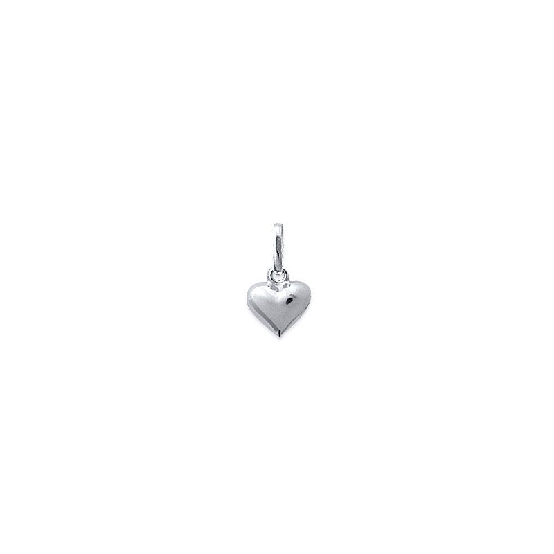 Pendentif Cœur Poli Argent 925