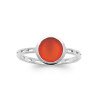 BAGUE ARGENT 925 RHODIE AGATE