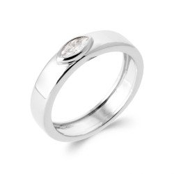 BAGUE ARGENT 925 RHODIE OZ