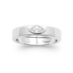 BAGUE ARGENT 925 RHODIE OZ