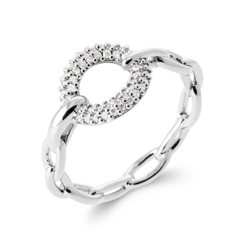 BAGUE ARGENT 925 RHODIE OZ