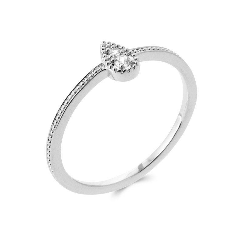 BAGUE ARGENT 925 RHODIE OZ