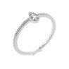 BAGUE ARGENT 925 RHODIE OZ