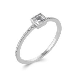 BAGUE ARGENT 925 RHODIE OZ