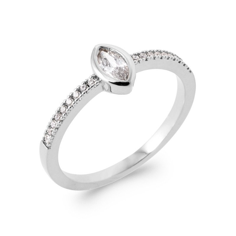 BAGUE ARGENT 925 RHODIE OZ