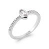 BAGUE ARGENT 925 RHODIE OZ