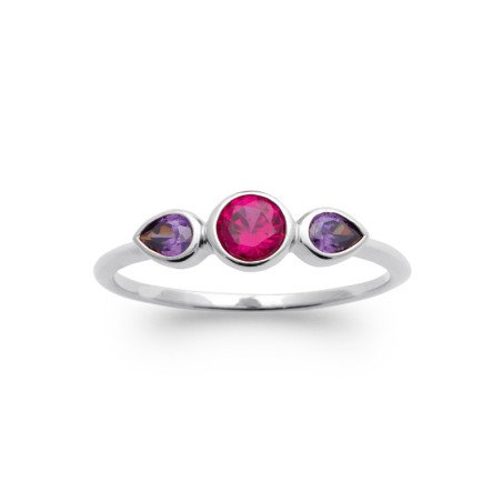 BAGUE ARGENT 925 RHODIE PS