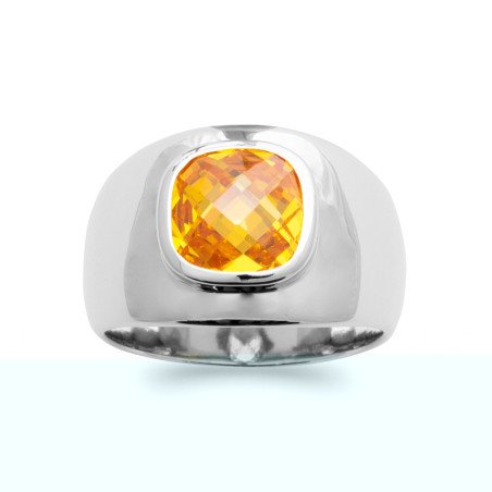 BAGUE ARGENT 925 RHODIE PS