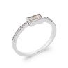 BAGUE ARGENT 925 RHODIE OZ