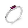 BAGUE ARGENT 925 RHODIE OZ PS
