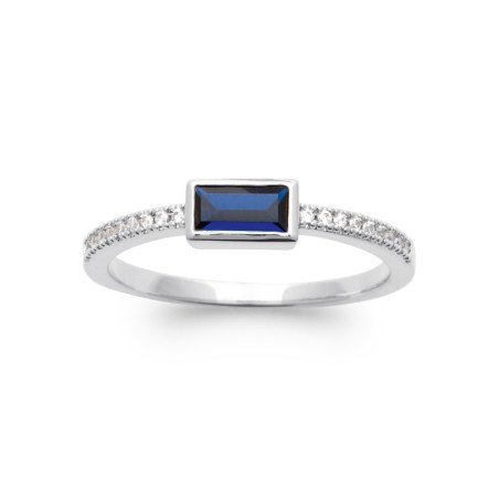 BAGUE ARGENT 925 RHODIE OZ PS