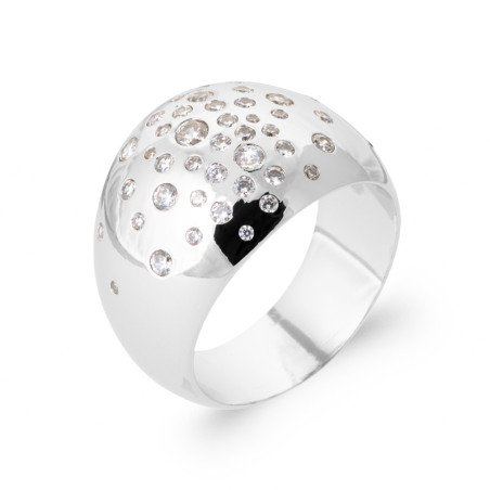 BAGUE ARGENT 925 RHODIE OZ