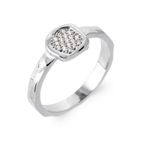 BAGUE ARGENT 925 RHODIE OZ