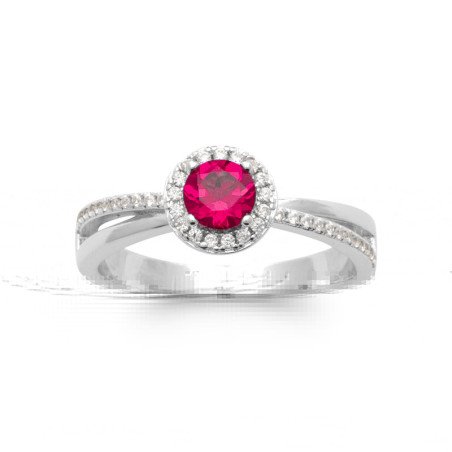 BAGUE ARGENT 925 RHODIE OZ PS