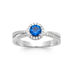 BAGUE ARGENT 925 RHODIE OZ PS