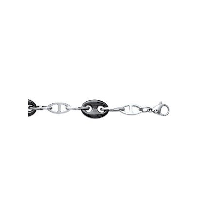 BRACELET ACIER RUTHENIUM