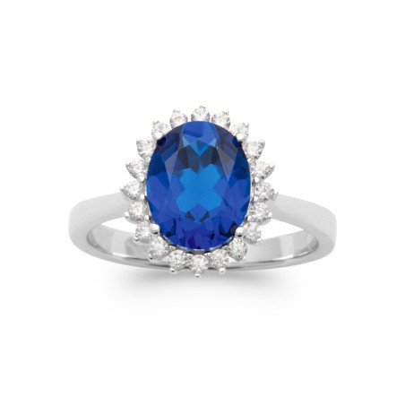 BAGUE ARGENT 925 RHODIE OZ PS