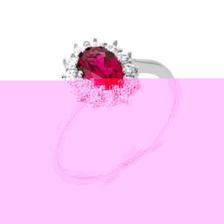 BAGUE ARGENT 925 RHODIE OZ PS