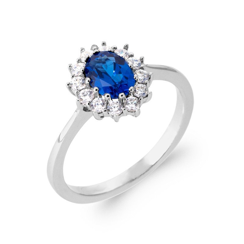 BAGUE ARGENT 925 RHODIE OZ PS