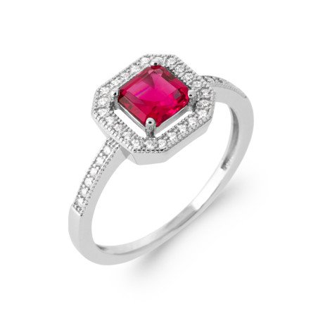BAGUE ARGENT 925 RHODIE OZ PS