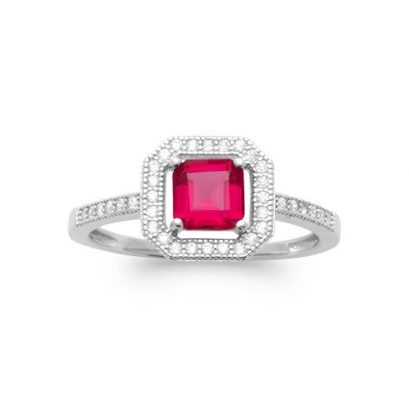 BAGUE ARGENT 925 RHODIE OZ PS