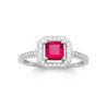 BAGUE ARGENT 925 RHODIE OZ PS